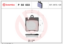 Brembo Brake Pad Set - P50033