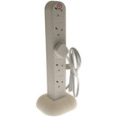 Status 10 Way Tower Extension Socket - White - 2m - 10WS2MTSSP2