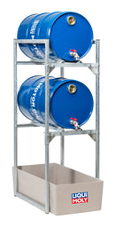 Liqui Moly Drum Rack FOR 2 X 60L Drums With Oil Drip PAN 1 PCE - 7803