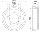 Mintex Brake Drum (Single) fits -Suzuki MBD357 (also fits other vehicles)