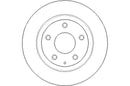 Disctech Brake Disc (Single) - Fits Hyundai, Mazda - ABD2632 - Rear Axle
