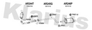 Klarius AR244T - Front Pipe  - Fits Alfa Romeo Mito 1.4