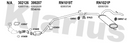 Klarius 302126 - Front Pipe For Cat  - Fits Nissan Primastar 2.5dCi