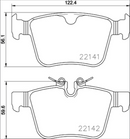 Brembo Brake Pad Set - P86029
