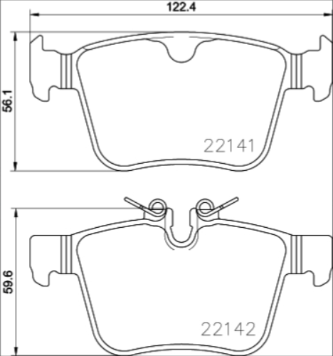 Brembo Brake Pad Set - P86029