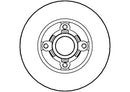 Disctech Brake Disc (Single) - Fits Alfa romeo, Renault - ABD3506 - Rear Axle