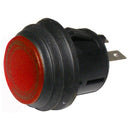 Wot-nots Switch - On/Off Push - Splash Proof - Red - PWN945
