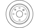 Disctech Brake Disc (Single) - Fits Chevrolet, Ford - ABD2607 - Rear Axle