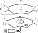 Mintex Brake Pad Set fits -Ford MDB2110 (also fits other vehicles)
