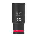 Milwaukee Hex socket ShW 1/2 deep 23mm-1pc - 4932480341