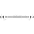Borg & Beck Brake Hose  - BBH6274 fits Peugeot405,Ren Twingo,Espace