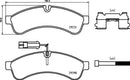 Mintex Brake Pad Set fits - MDB3927 (also fits other vehicles)