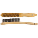 Van Line ABRACS Wire Scratch Brushes Wooden 2-row - WB10N