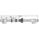 Borg & Beck Brake Hose  - BBH7075 fits Land Rover Range Rover 02-