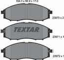 Textar Brake Pad Set - 2397001