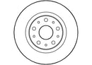 Disctech Brake Disc (Single) - Fits Alfa romeo, Bmw - ABD2822 - Rear Axle
