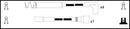 Lemark Ignition Lead Set - HOES867