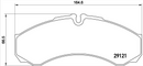 Brembo Brake Pad Set - PA6017