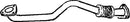 Klarius 301124 - Front Pipe For Cat  - Fits Fiat Brava 1.9TD