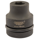 Expert HI-TORQ 6 Point Impact Socket, 1" Sq Dr, 18mm