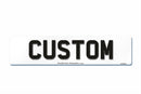 4D Front Aluminium Number Plate 520 X 121|Oversized