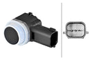 HELLA 6PX 358 270-641 Sensor, parking distance control - 3-pin connector - mounting