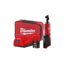 Milwaukee M12 Sub Compact Ratchet Battery & Charger Included - 4933451019