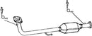 Klarius 321755 - Catalyst Type Approved Withpip  - Fits Honda Civic 1.4,1.6