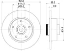 Mintex Brake Discs fits -Renault V290:5 MDC2374 (also fits other vehicles)