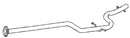 Klarius VO483V - Centre Pipe  - Fits Volvo V70 2.4D