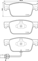 Mintex Brake Pad Set fits -Audi MDB3871 (also fits other vehicles)