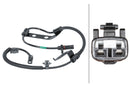 HELLA 6PU 012 679-851 Sensor, wheel speed - 12V - 2-pin connector