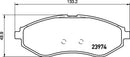 Mintex Brake Pad Set fits -Chevrolet Daewoo Proton MDB2637 (also fits other vehicles)