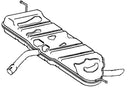 Klarius VW989G - Box With Tail Pipe
