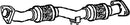 Klarius DN568X - Centre Pipe  - Fits Nissan X-Trail 2.2Di,2.2DCi