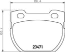 Mintex Brake Pad Set fits -Land Rover MDB2579 (also fits other vehicles)
