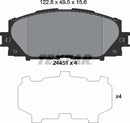 Lexus Toyota, Brake Pad Set - Textar 2445101