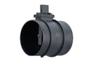 HELLA 8ET 358 166-451 Mass Air Flow Sensor - 4-pin connector - Pipe-neck