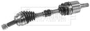 Borg & Beck Driveshaft - LH - BDS1790