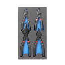 Carlyle Hand Tools 4PC 1- 2.3mm Circlip Plier 90 Degree Tip - NCPL101K