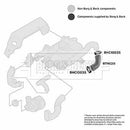 Borg & Beck Turbo Hose  - BTH1311 fits LR Freelander 2.0 M47 97-05