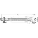 Borg & Beck Brake Hose  - BBH7167 fits Nissan Patrol Y60,Y61