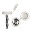 Jepson Self-Tapping Screws plus White Caps (pack of 100) - 40300200