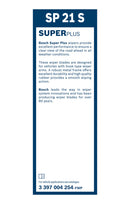 Bosch Wiper Blade Super Plus Spoiler SP21S, 530mm ? single front wiper blade