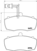 Mintex Brake Pad Set fits -LTI MDB2859 (also fits other vehicles)