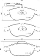 Mintex Brake Pad Set fits -Alfa Romeo MDB2132 (also fits other vehicles)