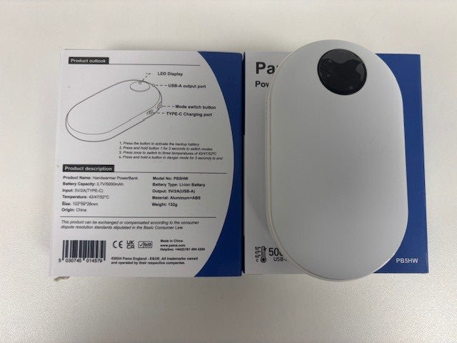 Pama Pwr Bank & Hand Warmer
