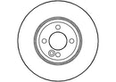 Disctech Brake Disc (Single) - Fits Mini - ABD2079 - Front Axle