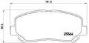 Brembo Brake Pad Set - P49045