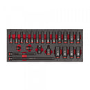 Milwaukee 3/8 Skts. deep foam set 1 -23pc - 4932493390